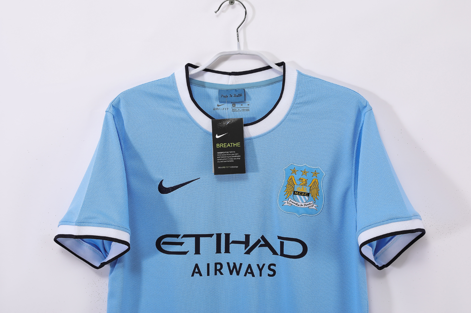 13-14 Manchester City Home Retro Jersey/13-14曼城主场