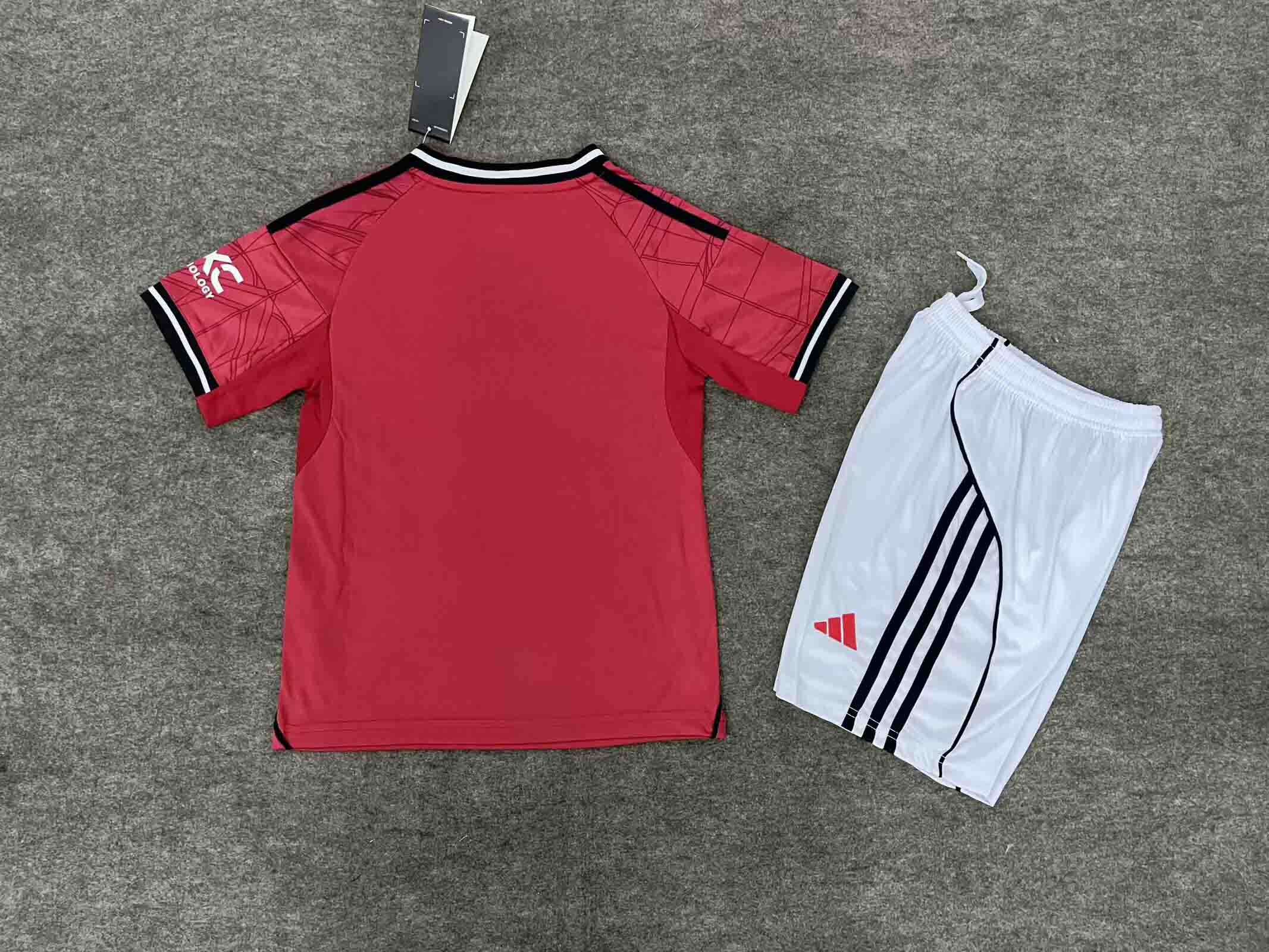 25-26 Manchester United Home Kid Kit/25-26 曼联主场童装