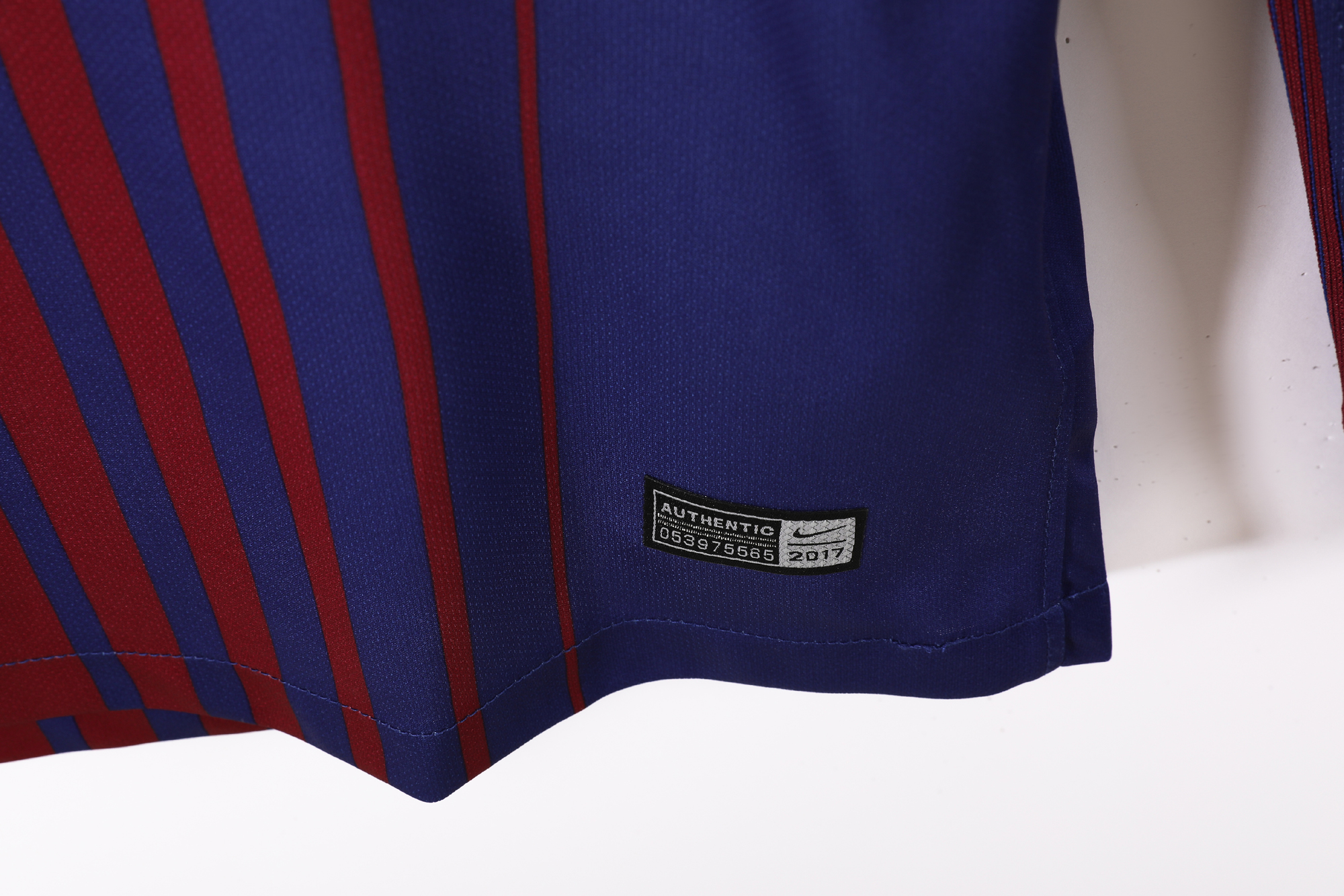 17-18 Barcelona Home Retro Long Sleeve Jersey/17-18巴萨主场长袖