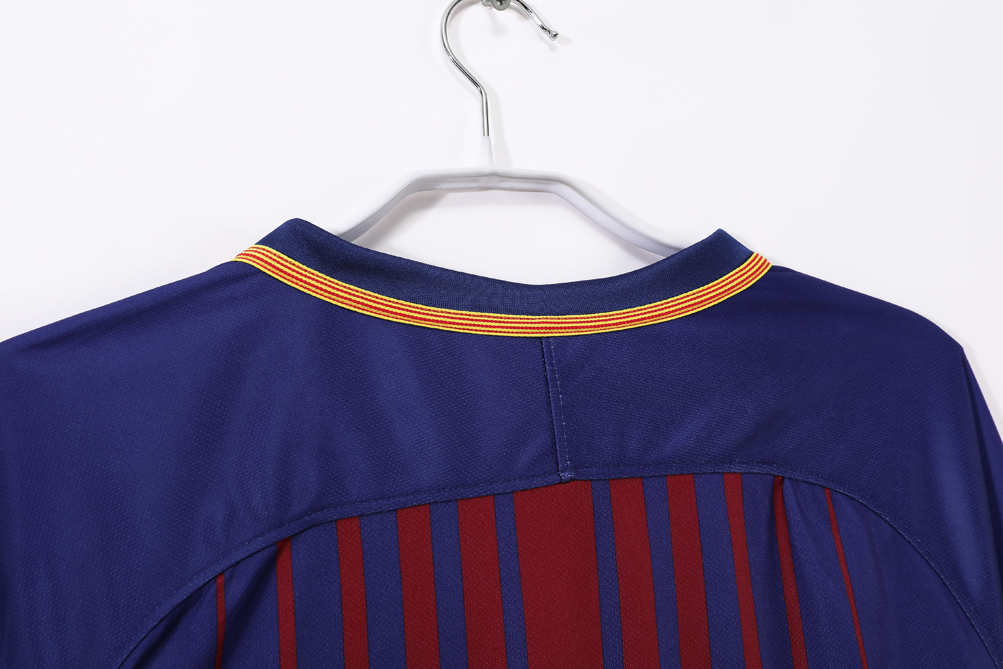 17-18 Barcelona Home Retro Long Sleeve Jersey/17-18巴萨主场长袖
