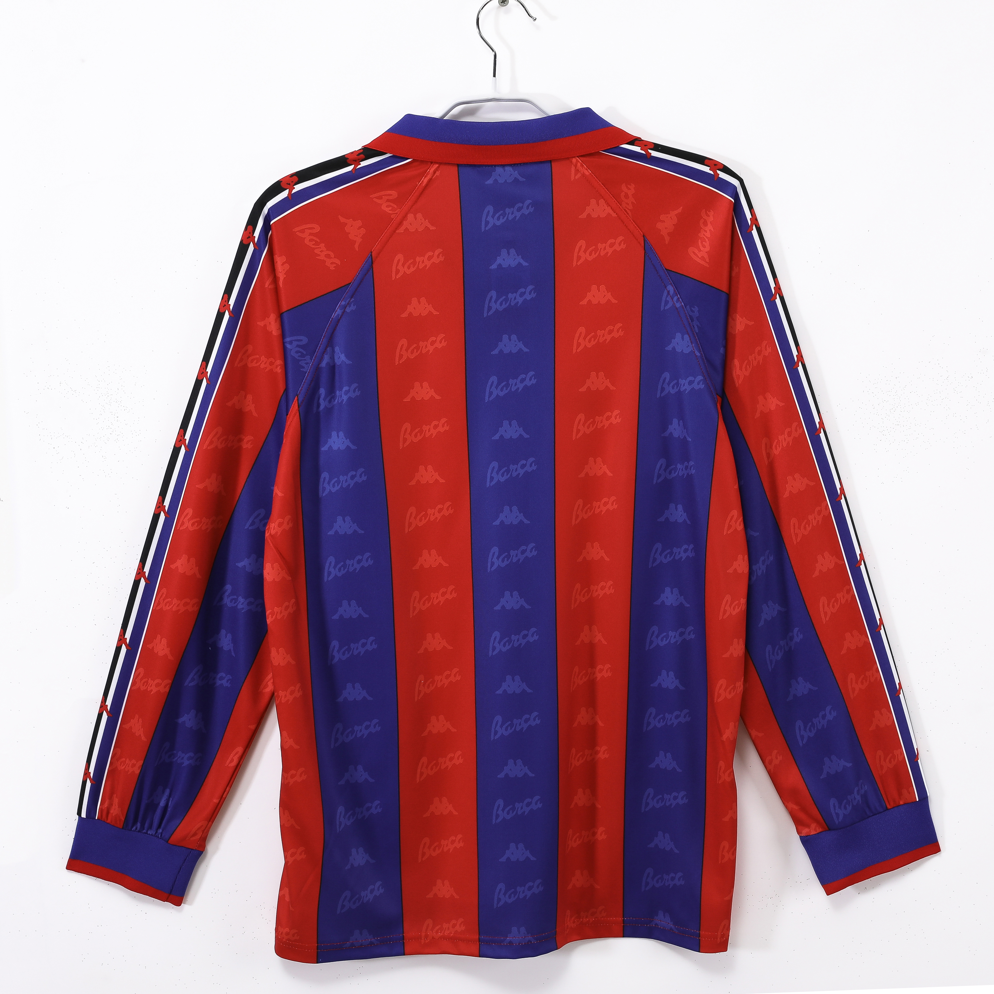 95-97 Barcelona Home Retro Long Sleeve Jersey/95-97巴萨主场长袖