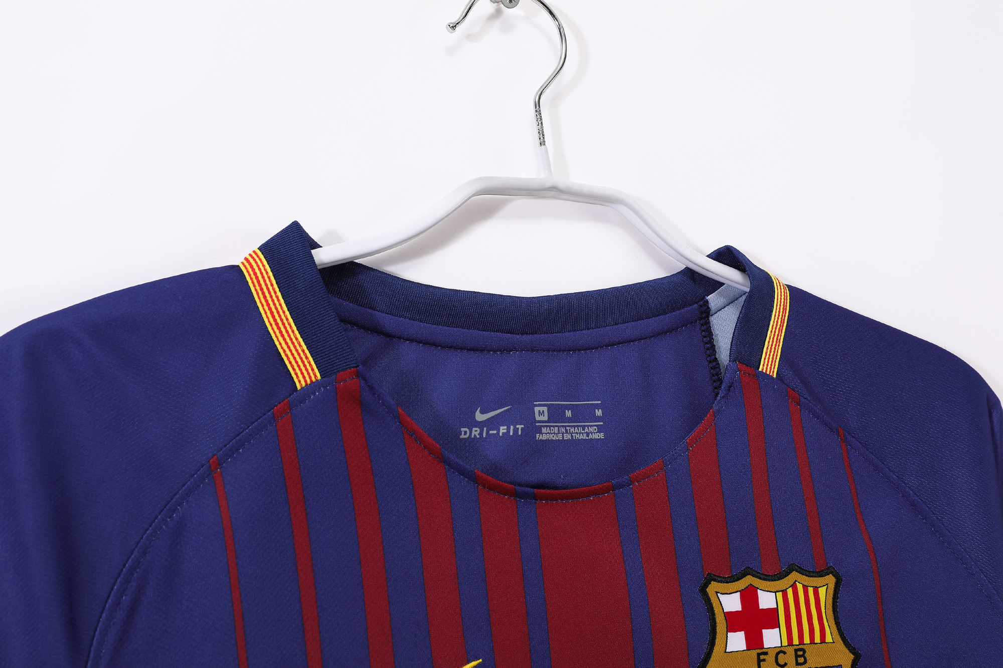 17-18 Barcelona Home Retro Long Sleeve Jersey/17-18巴萨主场长袖