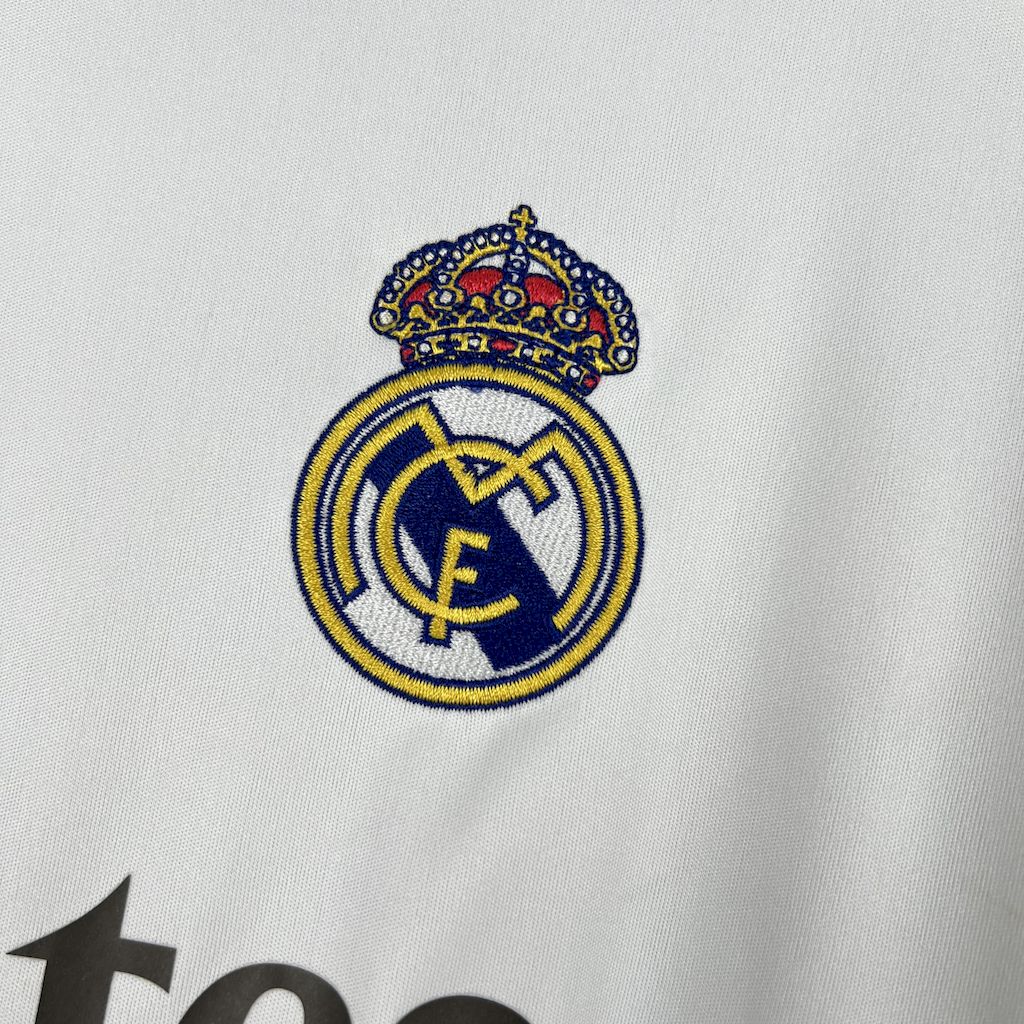 25-26 Real Madrid Home Long Sleeve Fans Jersey/25-26皇马主场长袖,球迷版