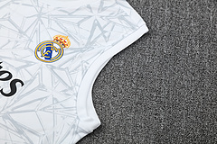 25-26 Real Madrid White Vest Training Suit/25-26皇马背心训练服