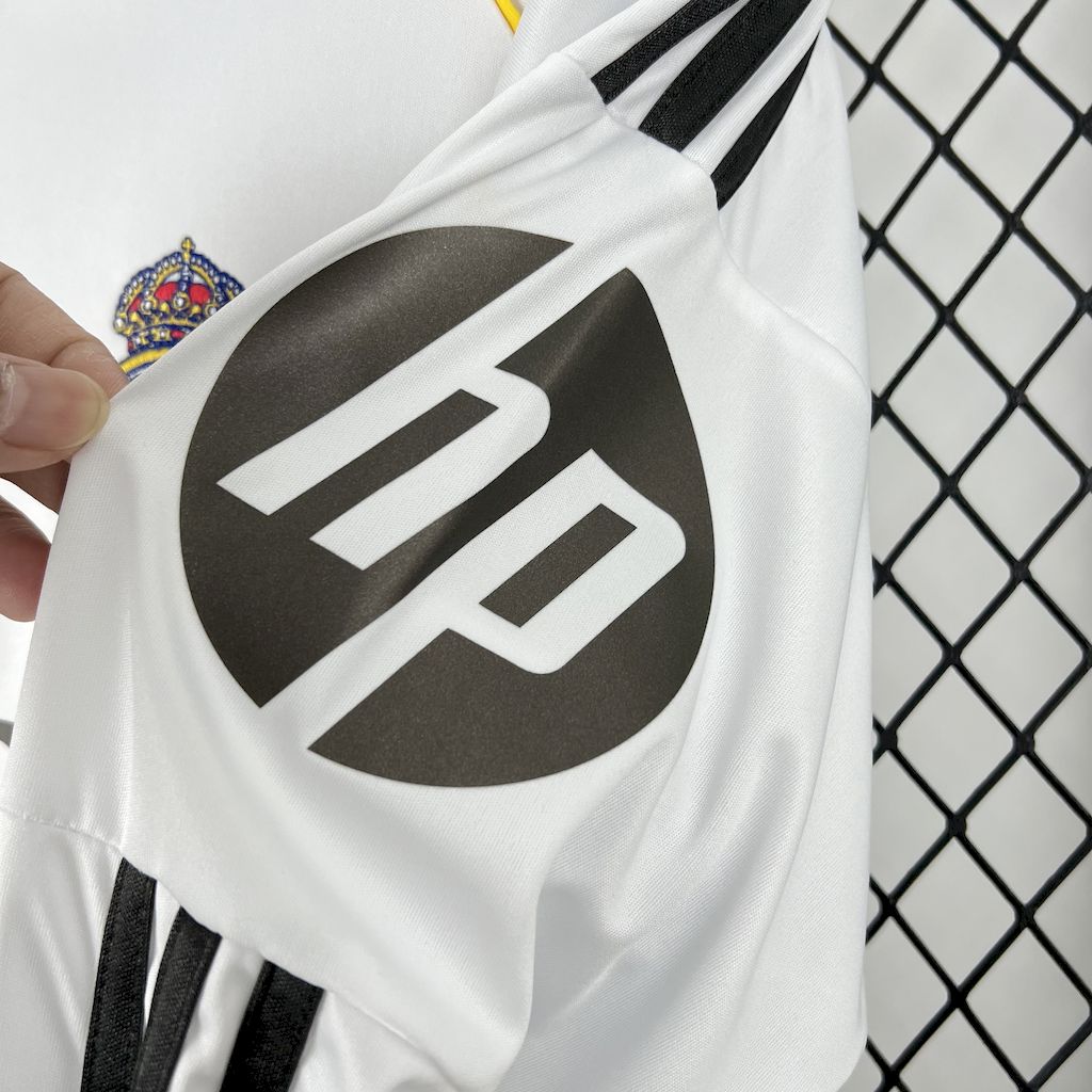 25-26 Real Madrid Home Long Sleeve Fans Jersey/25-26皇马主场长袖,球迷版