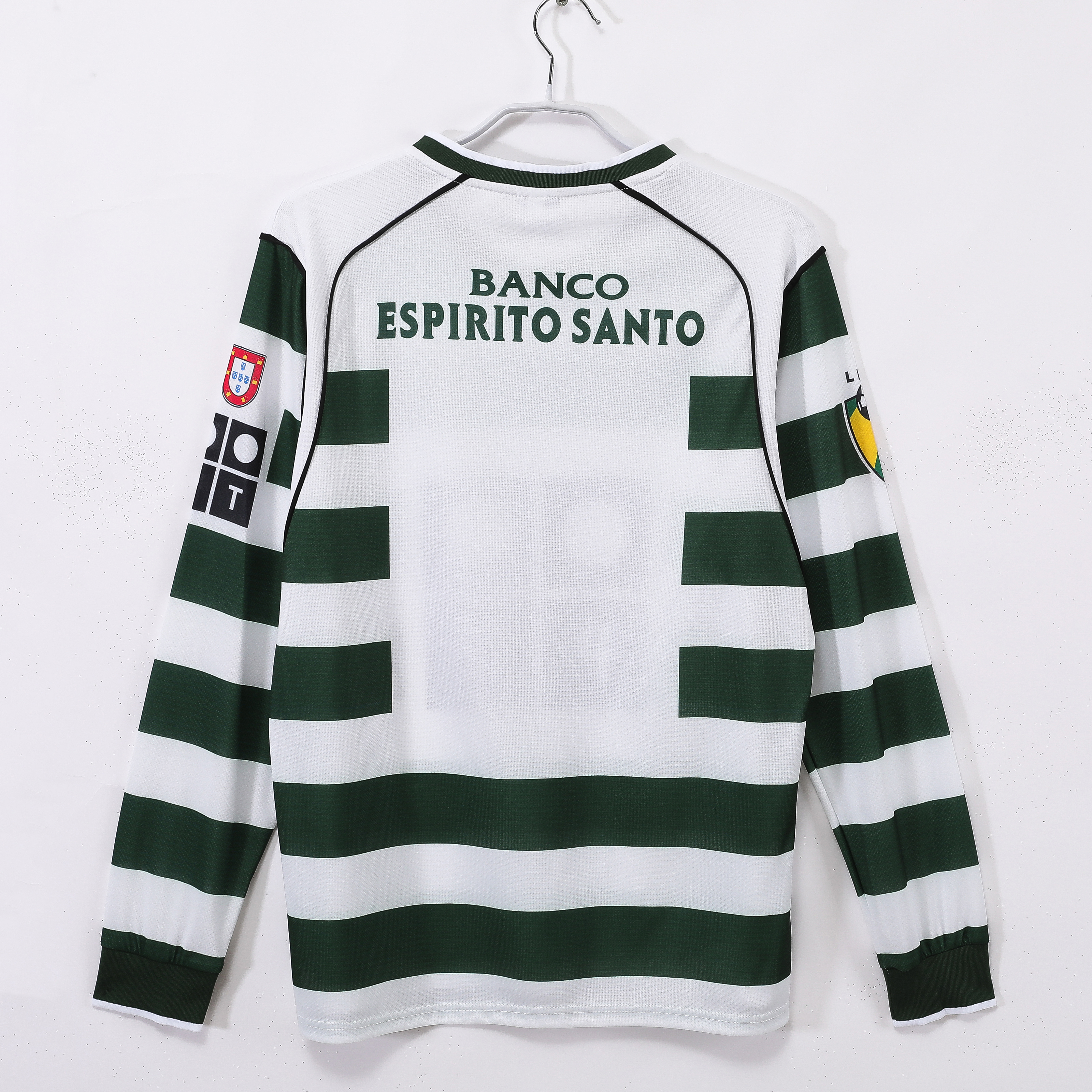 01-03 Sporting CP Home Long Sleeve Retro Jersey/01-03里斯本主场长袖
