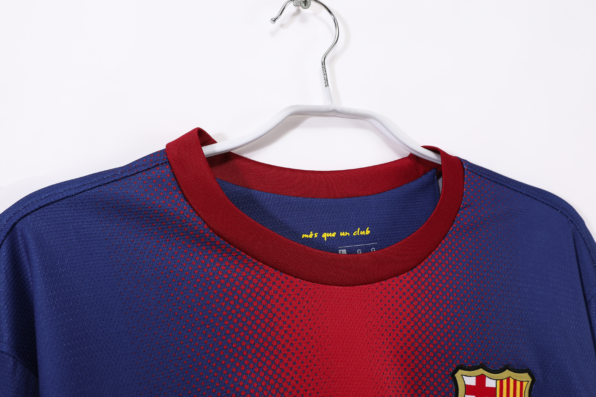 12-13 Barcelona Home Long Sleeve Retro Jersey/12-13巴萨主场长袖