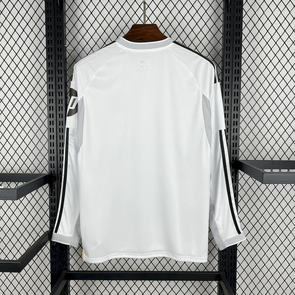 25-26 Real Madrid Home Long Sleeve Fans Jersey/25-26皇马主场长袖,球迷版