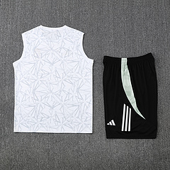 25-26 Real Madrid White Vest Training Suit/25-26皇马背心训练服