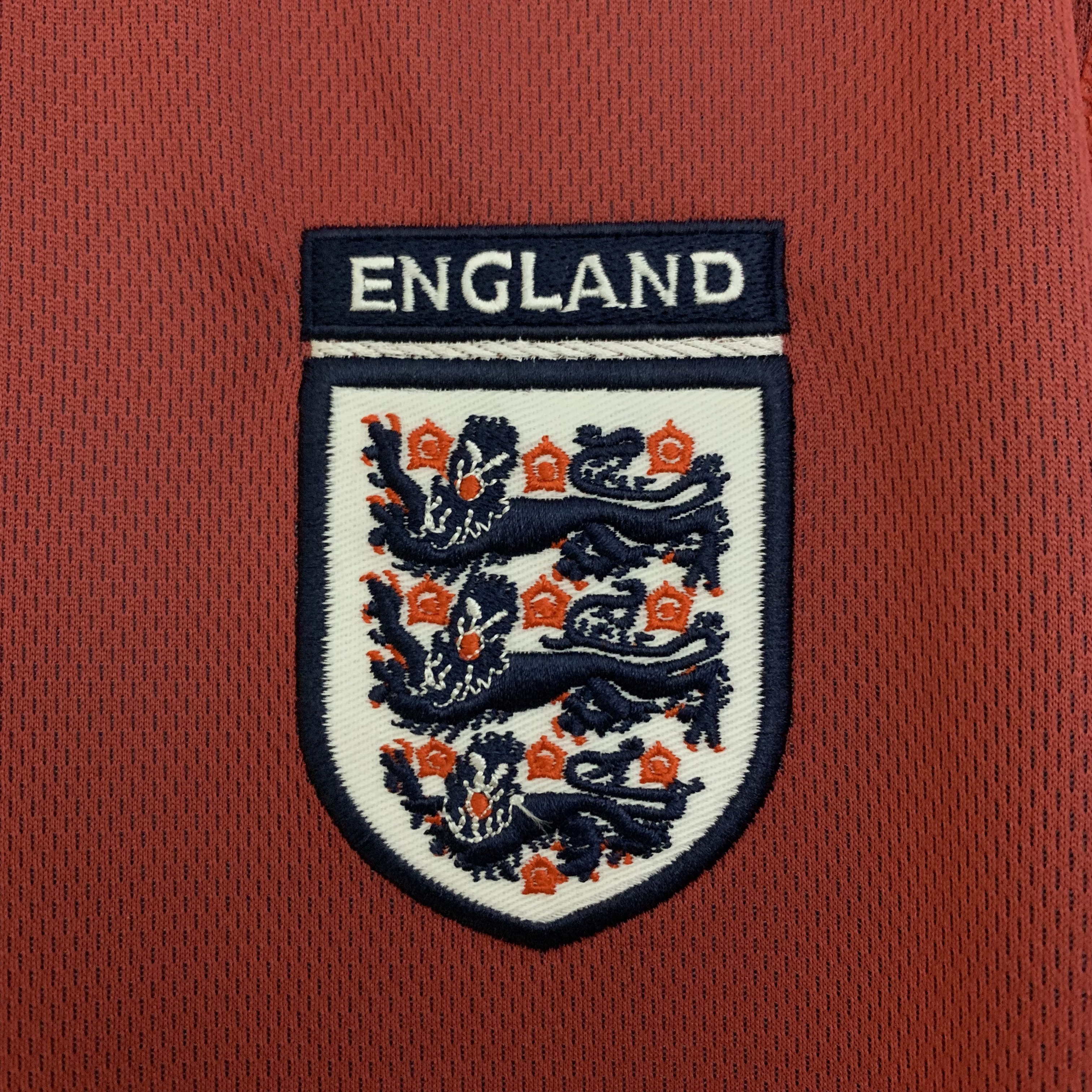 2002 England Away Retro Jersey/2002 英格兰客场