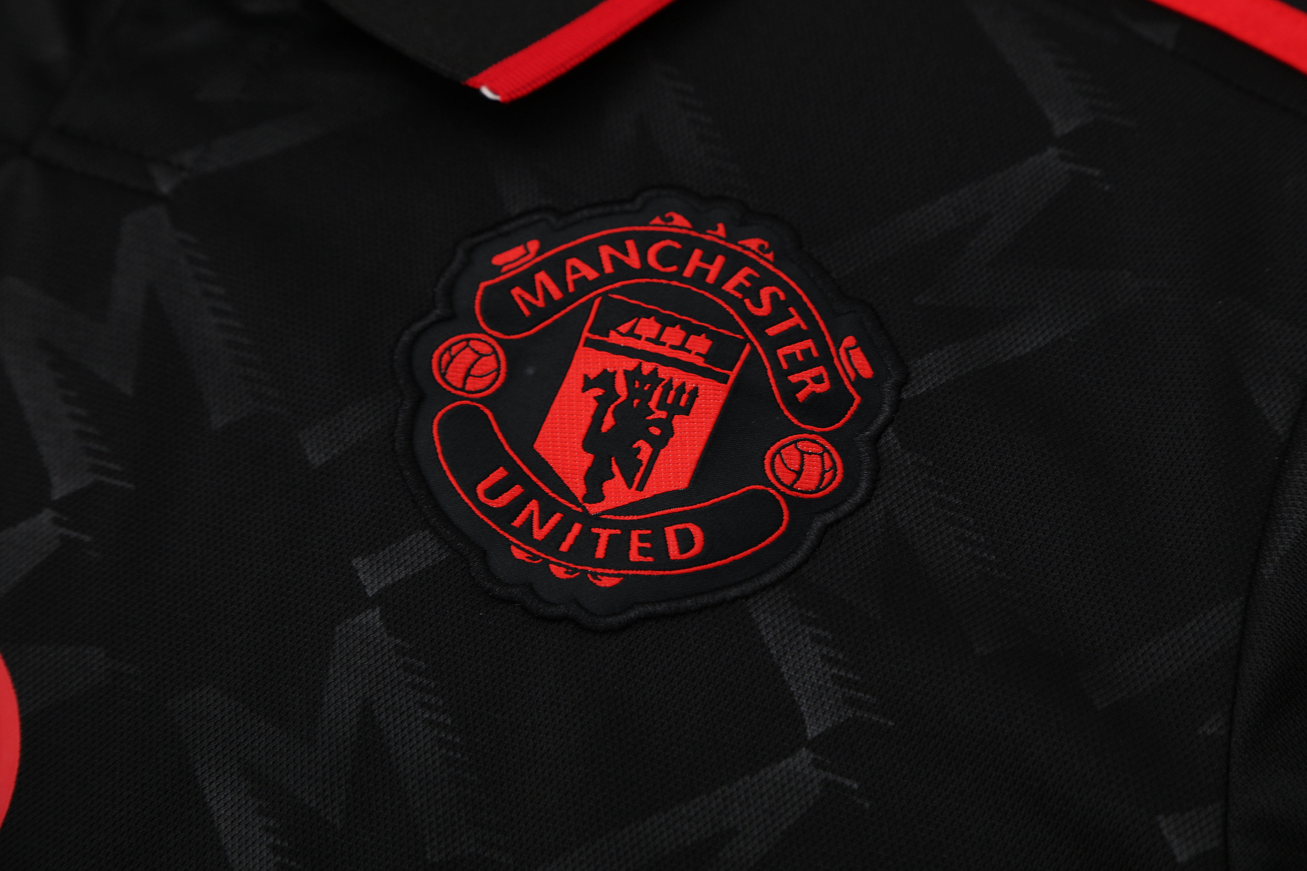 25-26 Manchester United Black Polo/25-26曼联黑色Polo