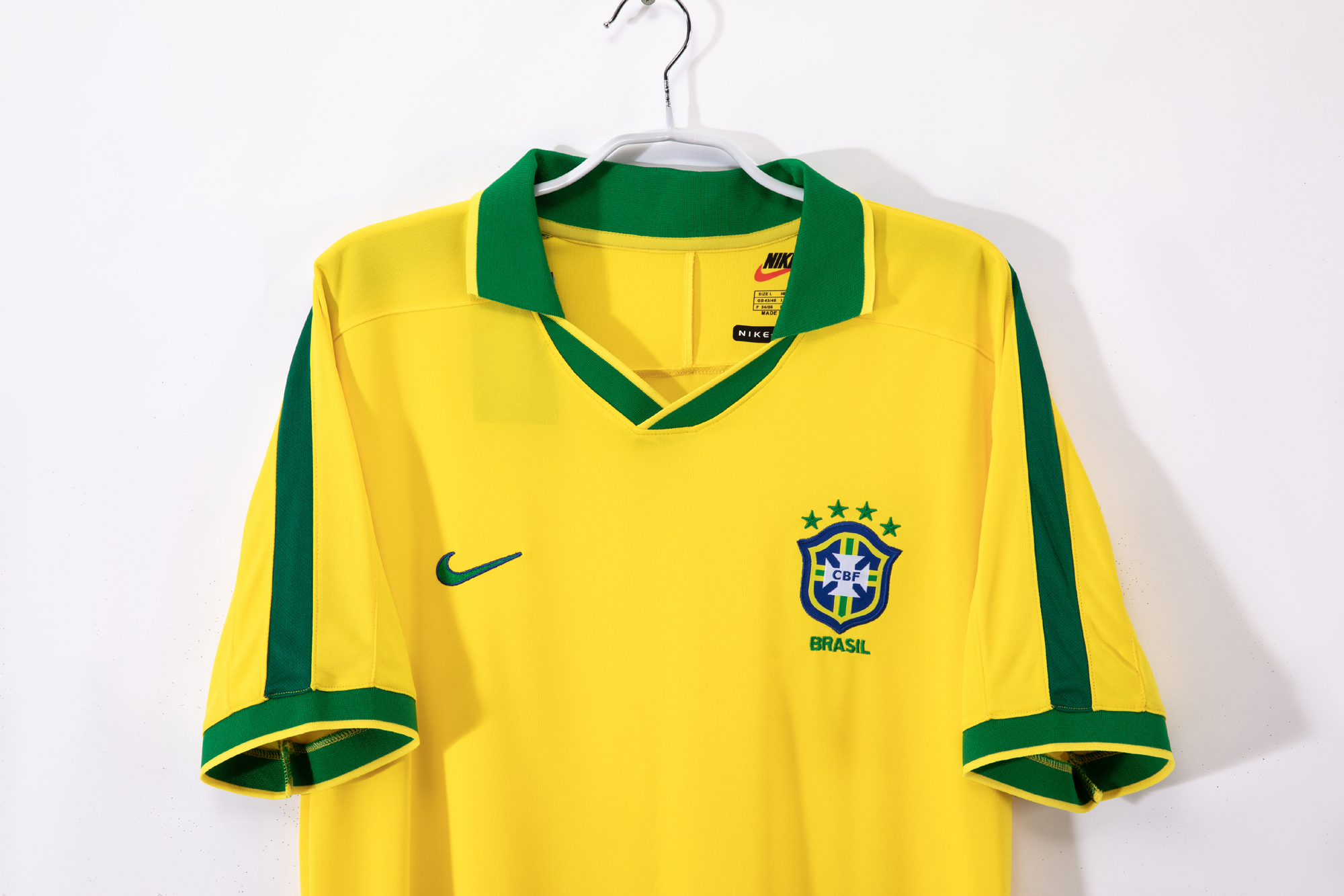 1997 Brazil Home Retro Jersey/1997巴西主场