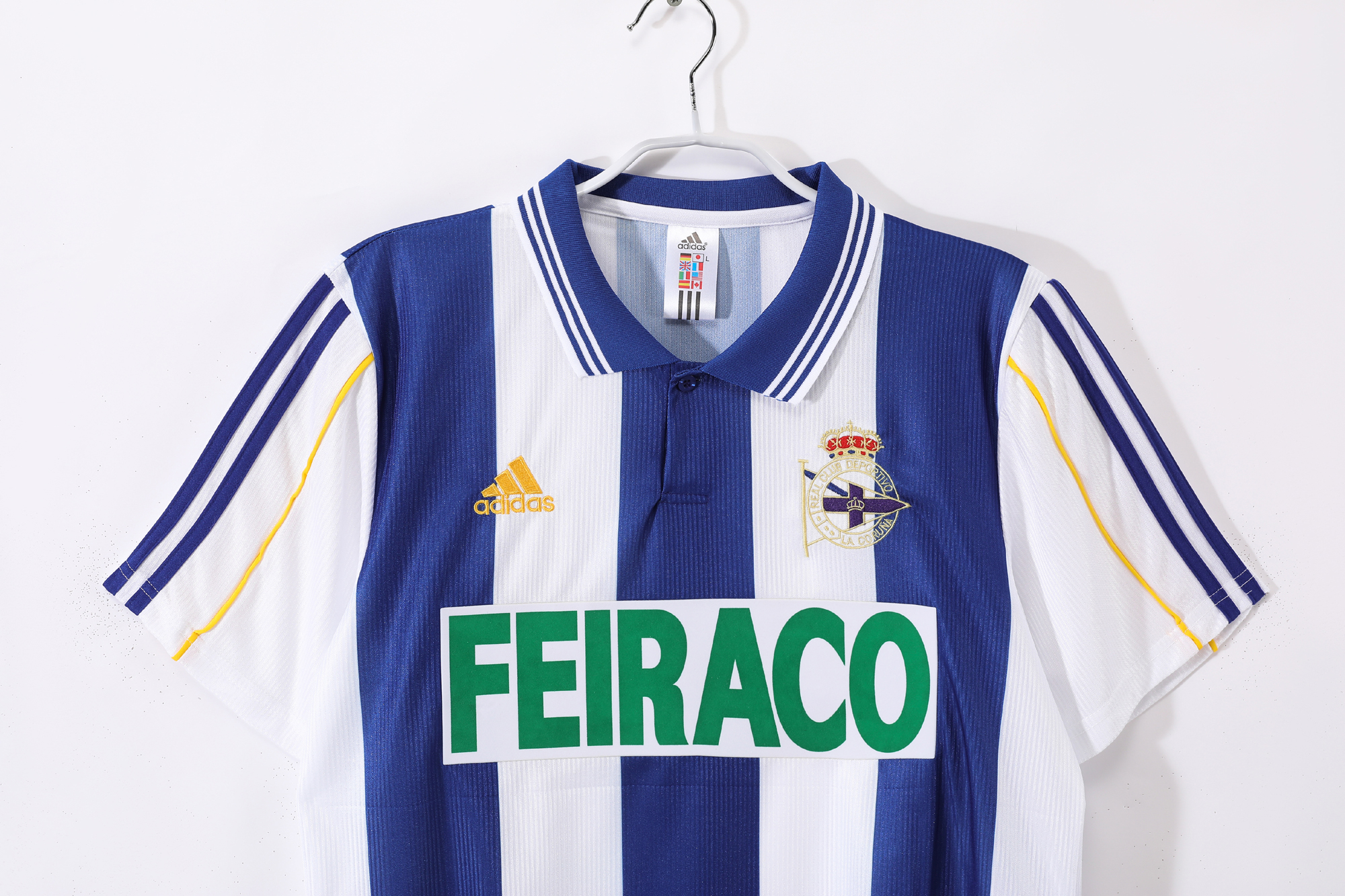 99-00 Deportivo de La Coruña Home Retro Jersey/ 99-00拉科鲁尼亚主场