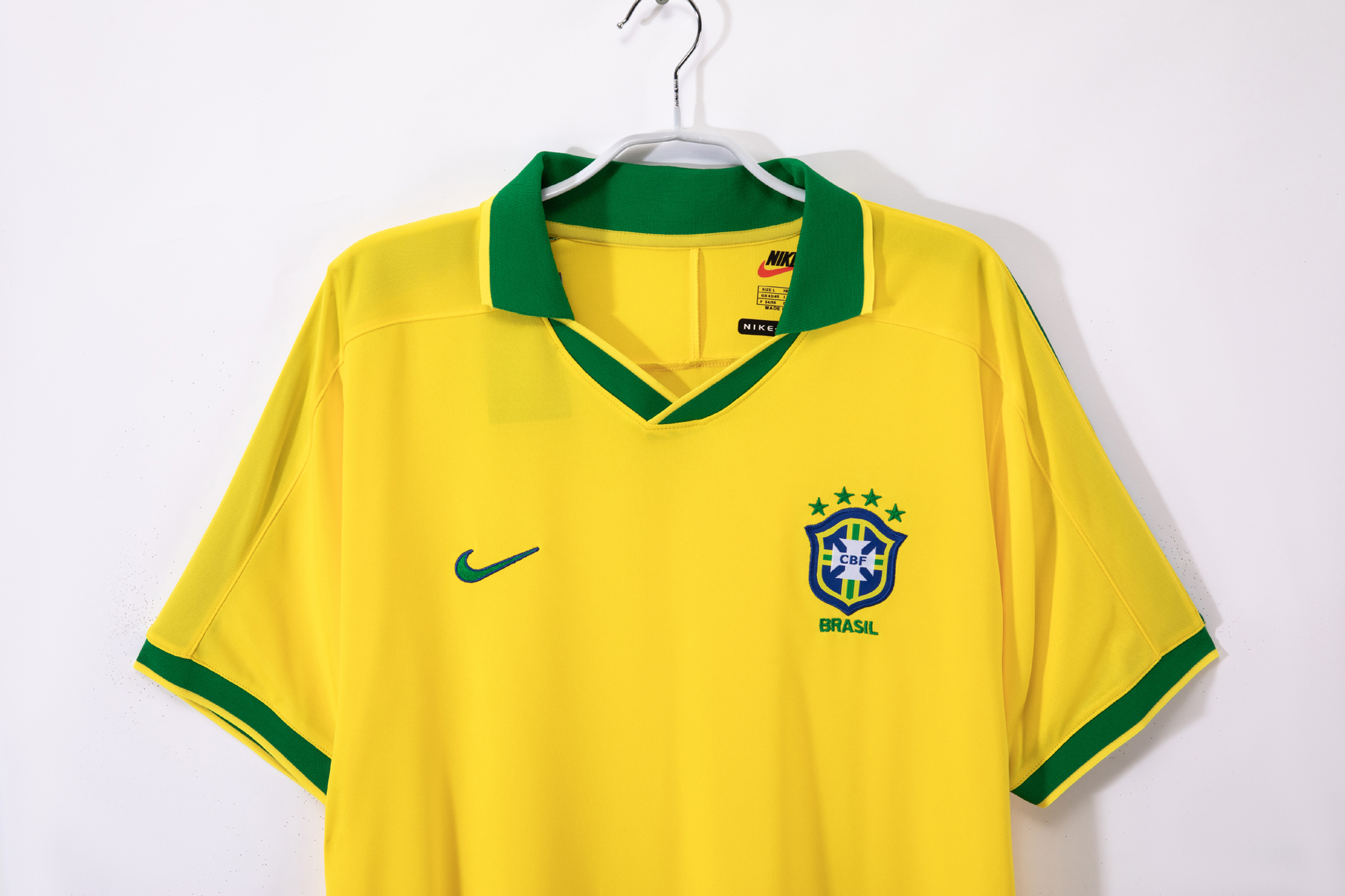 1997 Brazil Home Retro Jersey/1997巴西主场