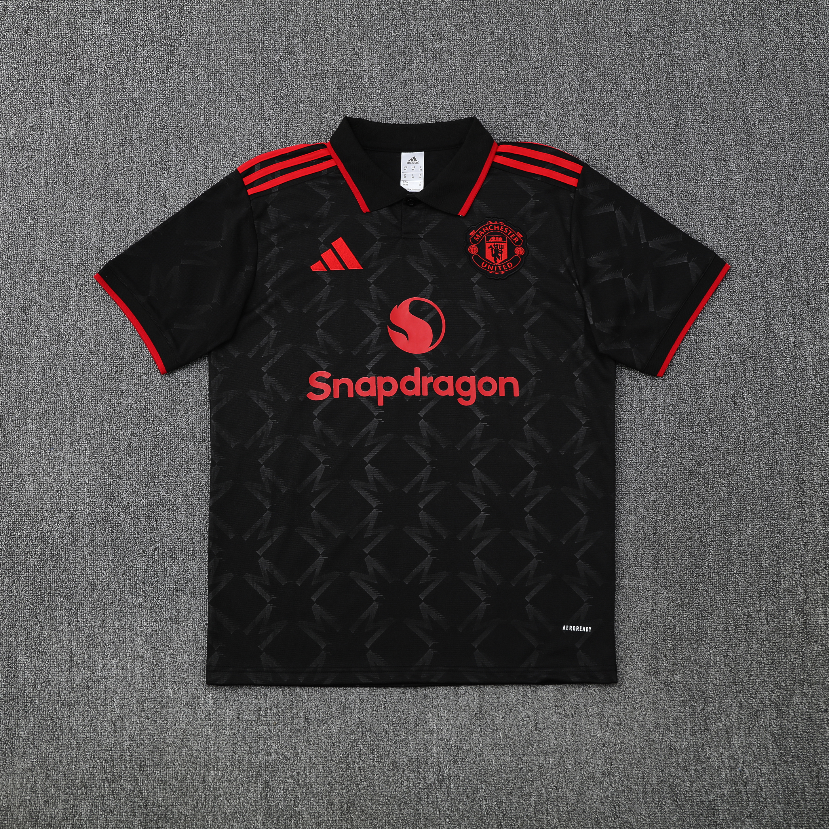 25-26 Manchester United Black Polo/25-26曼联黑色Polo