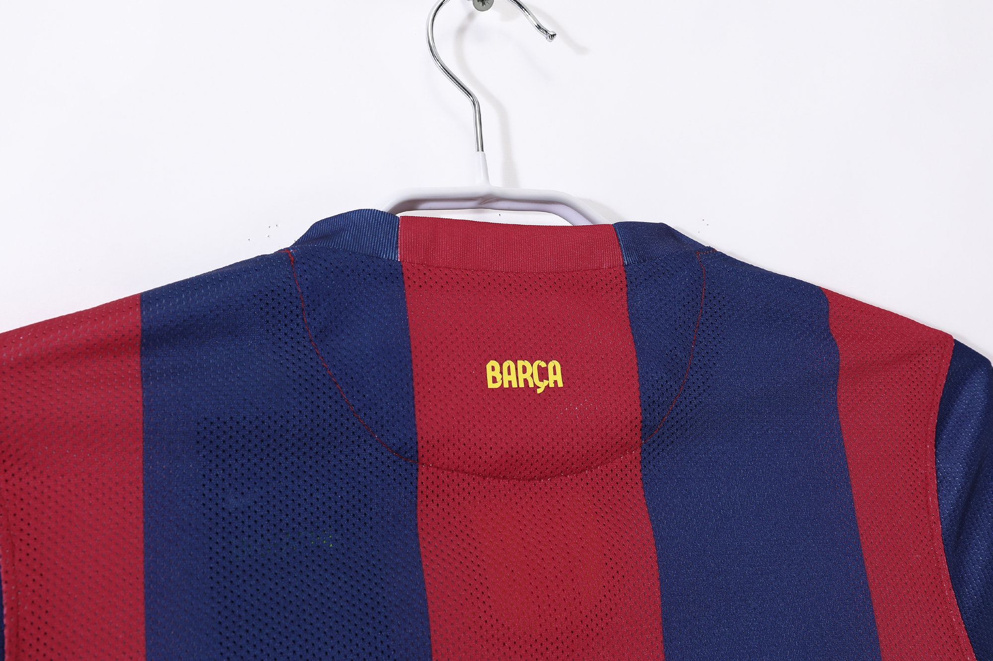 14-15 Barcelona Home Retro Long Sleeve Jersey/14-15巴萨主场长袖