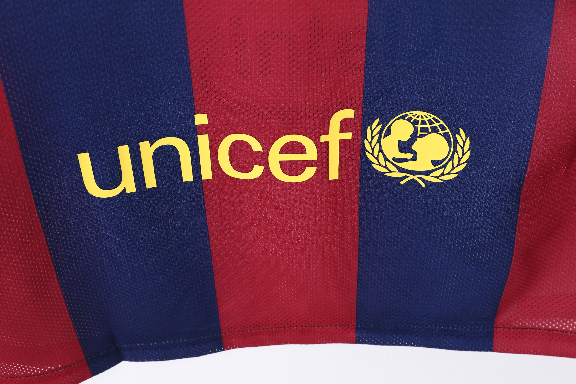 14-15 Barcelona Home Retro Long Sleeve Jersey/14-15巴萨主场长袖