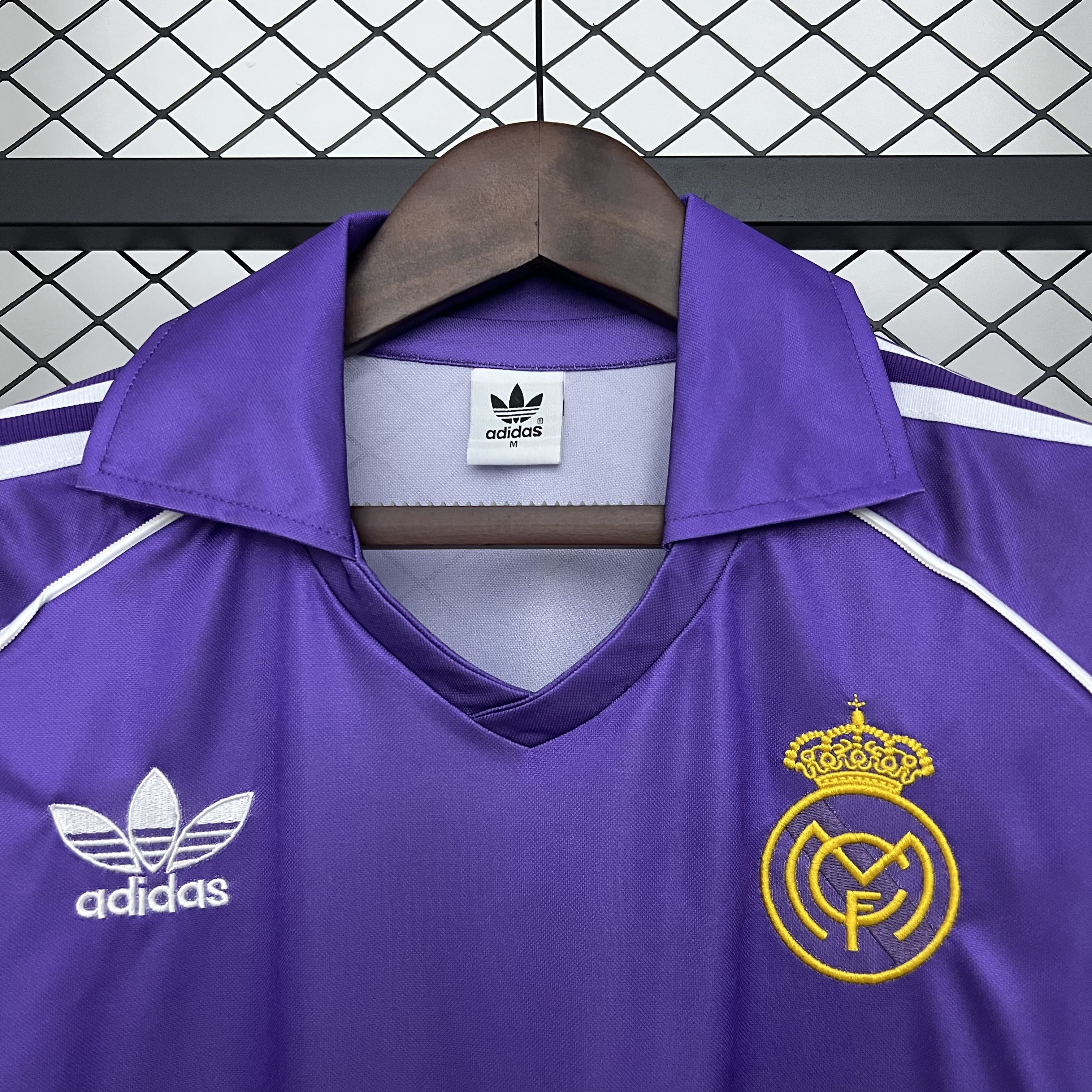 84-85 Real Madrid Away Retro Jersey/84-85 皇马客场