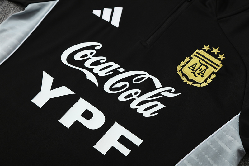 25-26 Argentina Black Training Suit/ 25-26阿根廷黑色训练服