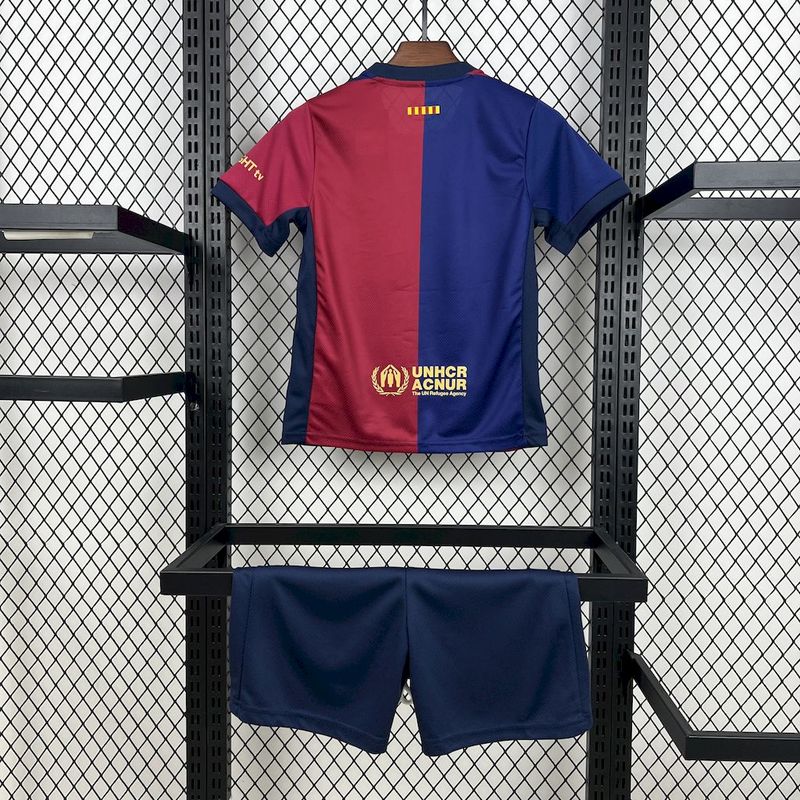 24-25 Barcelona Home TRAVIS SCOTT Kid Kit/24-25巴萨主场童装联名