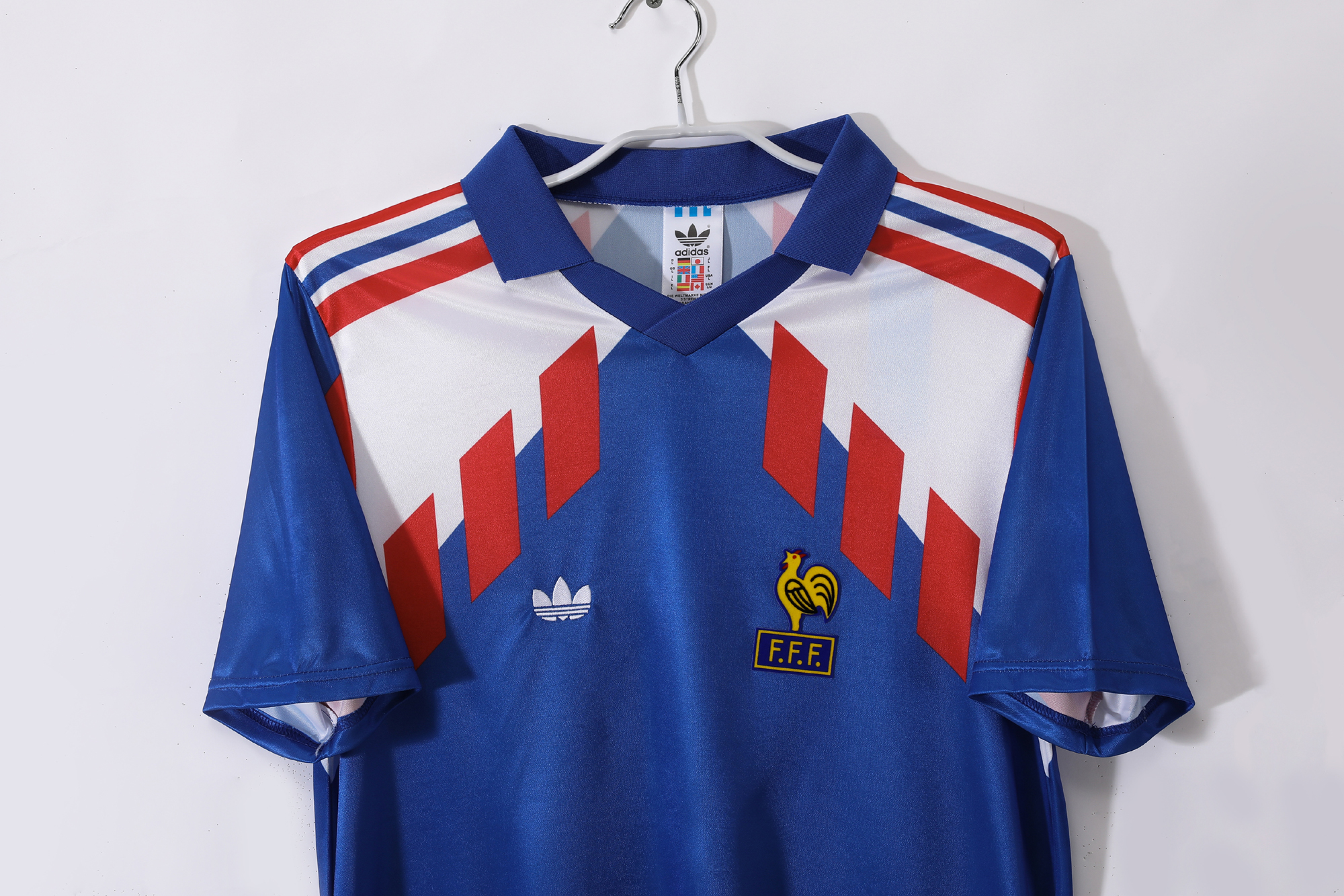 1990 France Home Retro Jersey/1990法国主场
