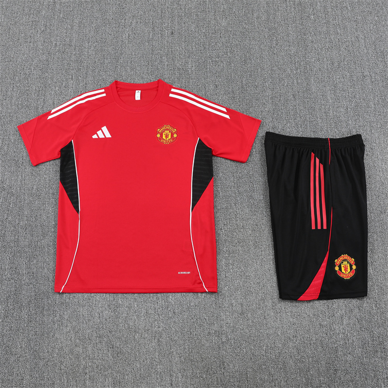 25-26 Manchester United Short Sleeve Training Suit/ 25-26曼联短袖训练服