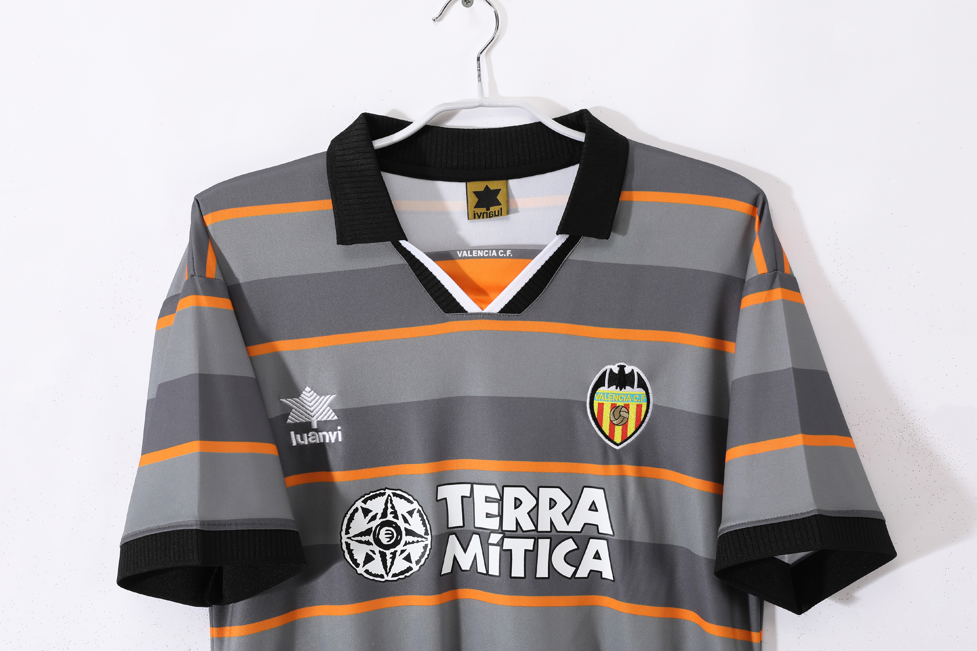 99-00 Valencia Third Away Retro Jersey/99-00瓦伦西亚第二客场