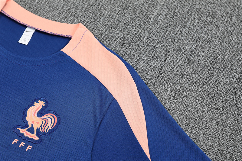 2025 France Short Sleeve Training Suit/2025法国短袖训练服