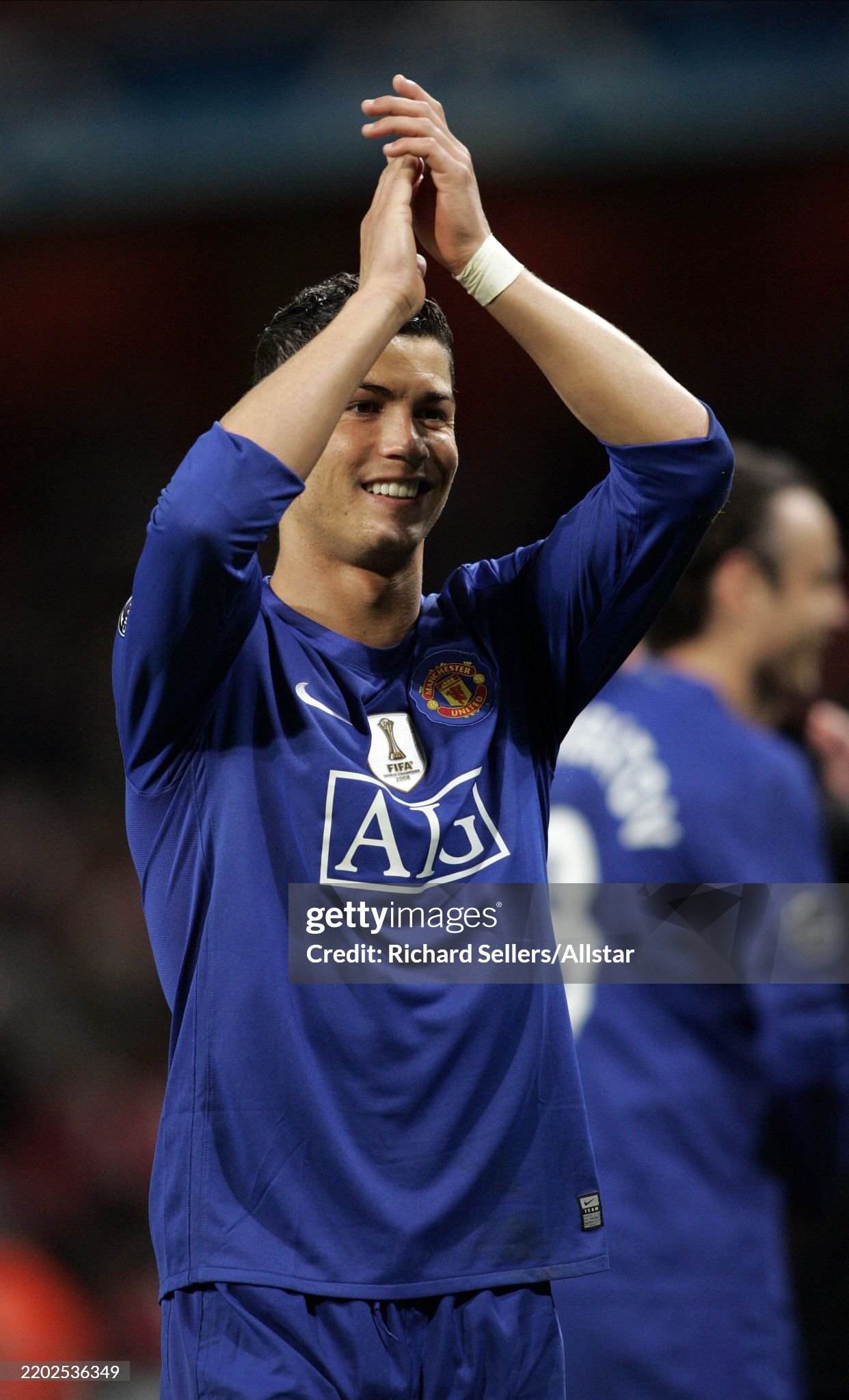 08-09 Manchester United Third Player Long Sleeve Retro Jersey/08-09曼联第二客场球员长袖