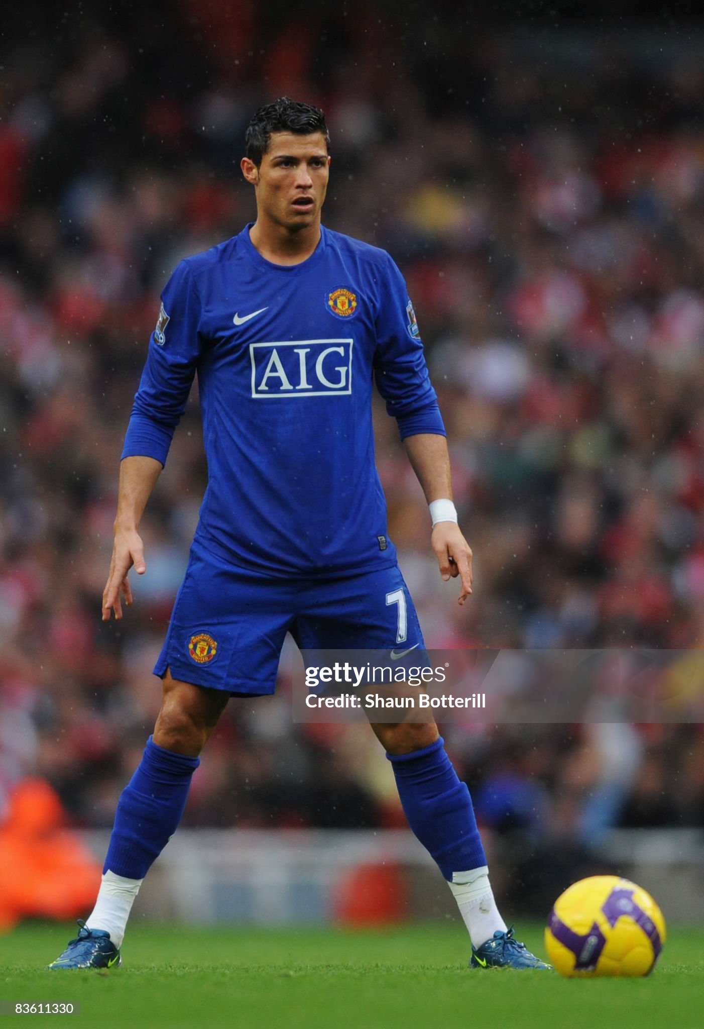 08-09 Manchester United Third Player Long Sleeve Retro Jersey/08-09曼联第二客场球员长袖