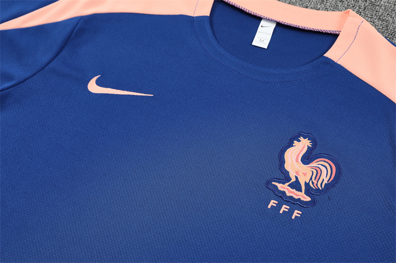 2025 France Short Sleeve Training Suit/2025法国短袖训练服