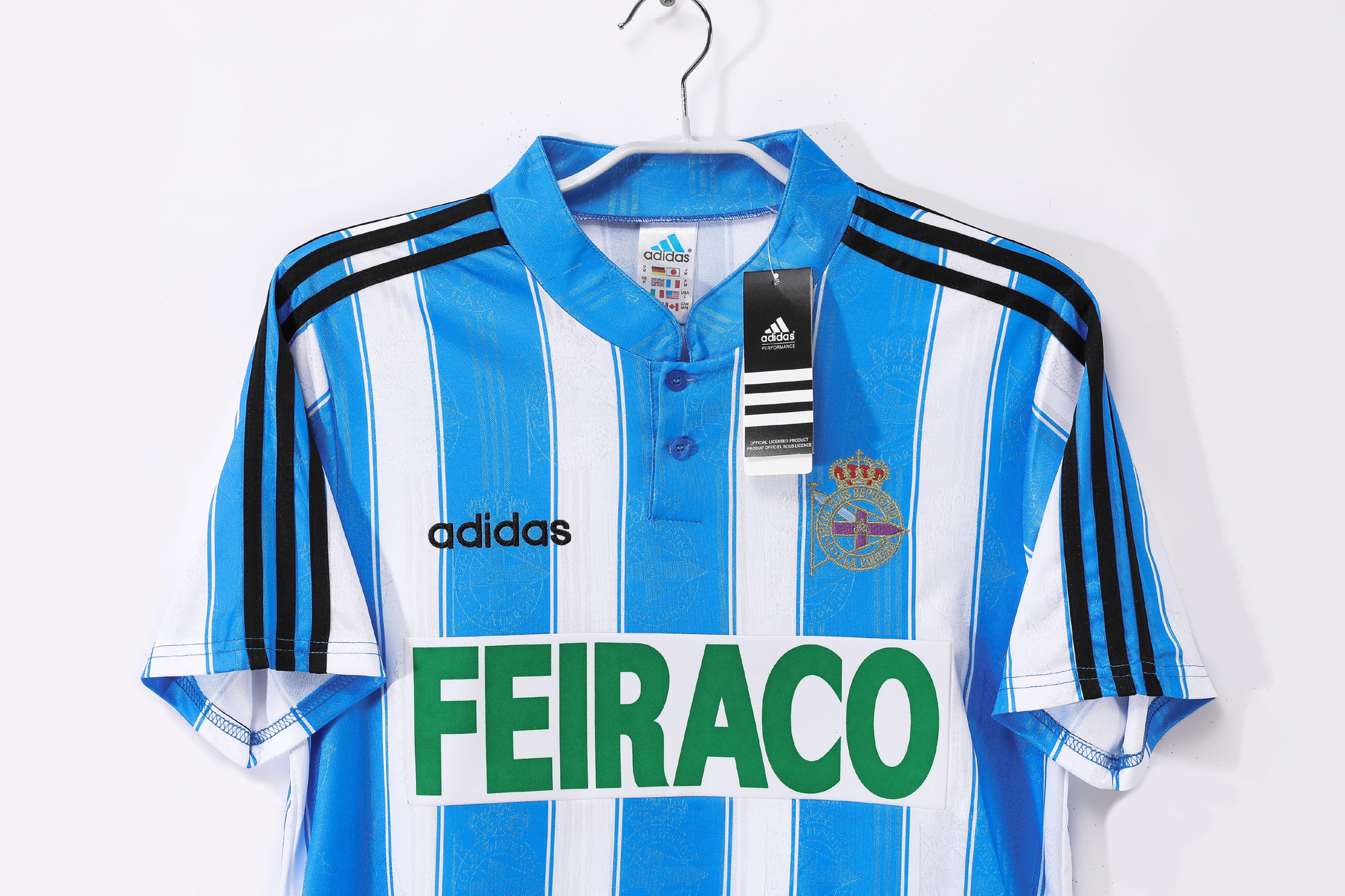 97-98 Deportivo de La Coruña Home Retro Jersey/ 97-98拉科鲁尼亚主场