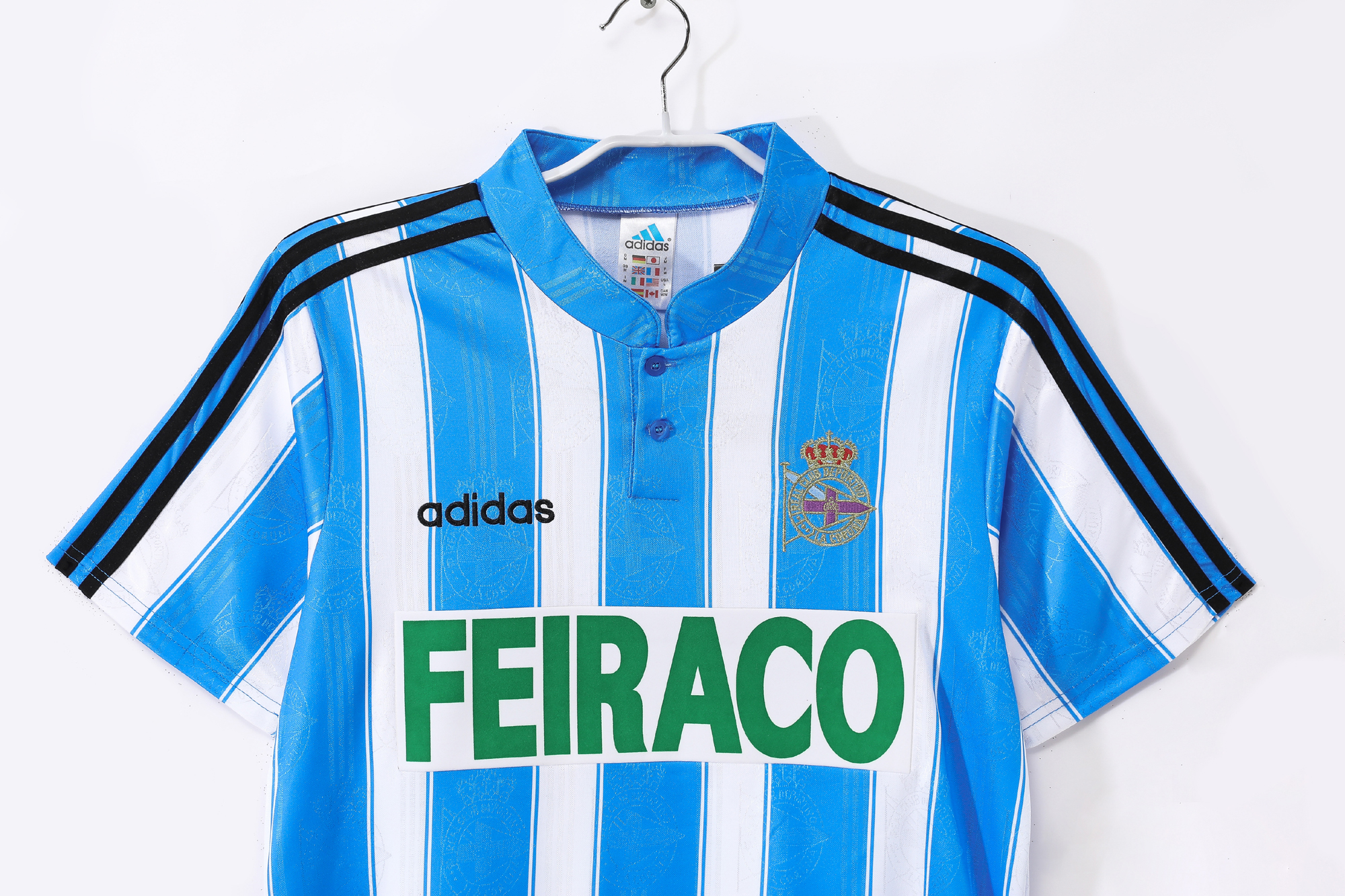97-98 Deportivo de La Coruña Home Retro Jersey/ 97-98拉科鲁尼亚主场