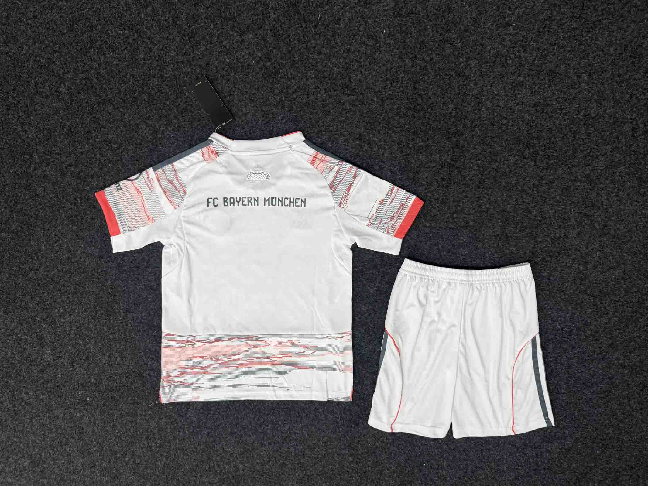 25-26 Bayern Munich Away Kid Kit/ 25-26 拜仁客场童装