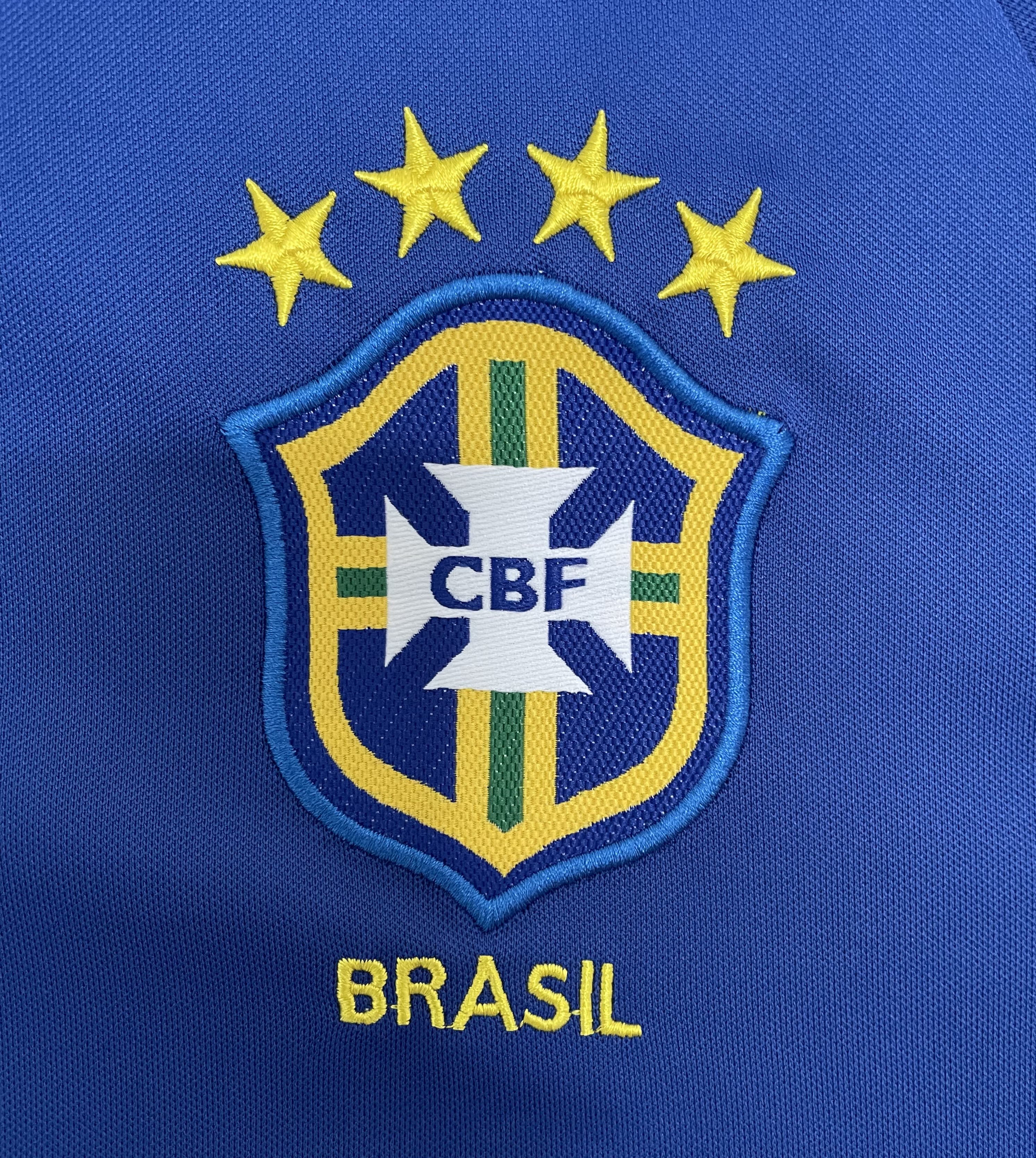 2002 Brazil Away Retro Long Sleeve Jersey/2002巴西客场长袖