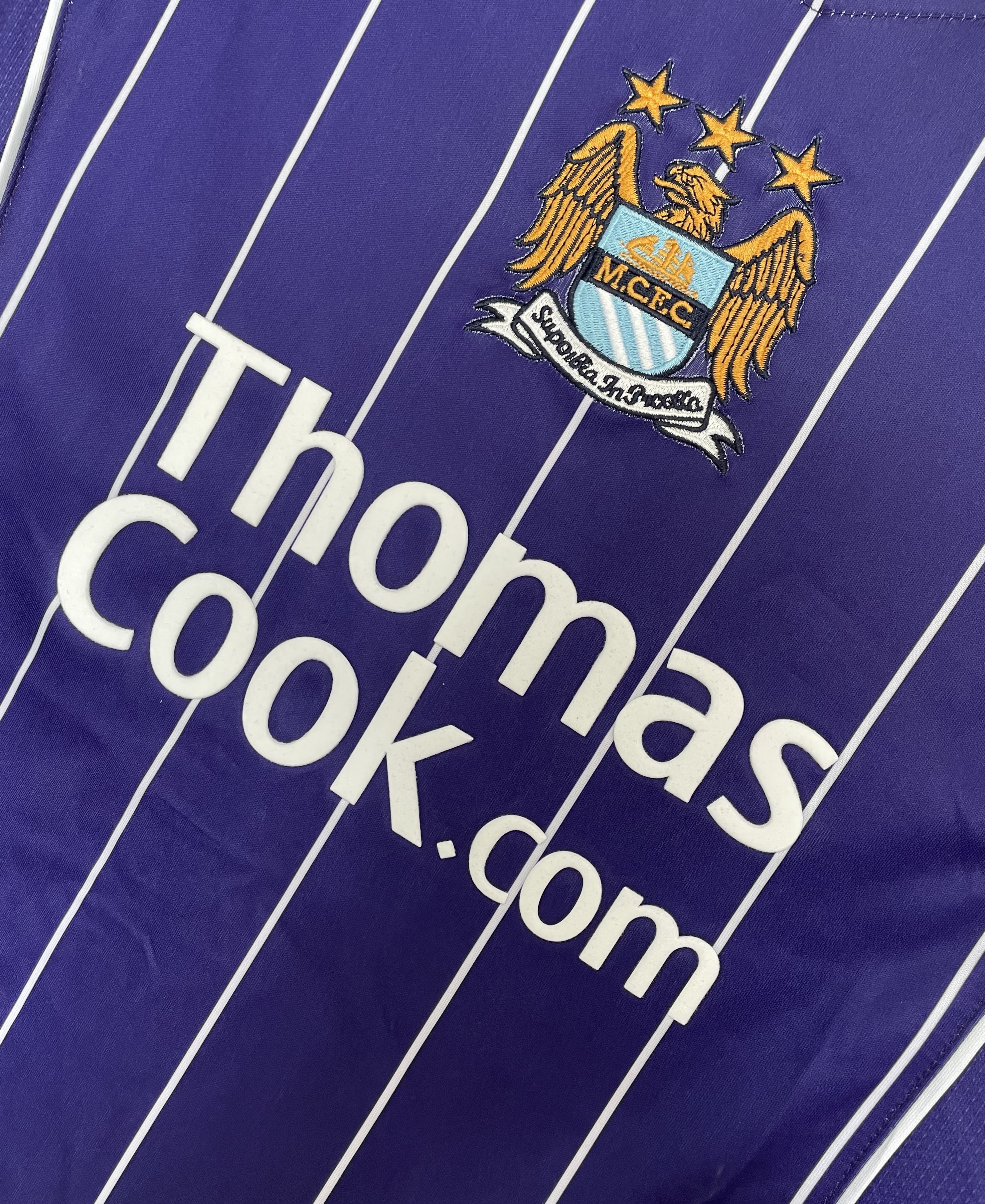 07-08 Manchester City Away Retro Jersey/07-08曼城客场复古