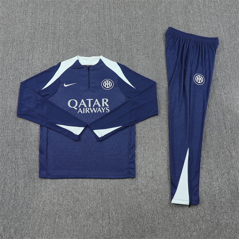 25-26 Inter Milan Player Version Training Suit/25-26国米半拉训练服,球员版