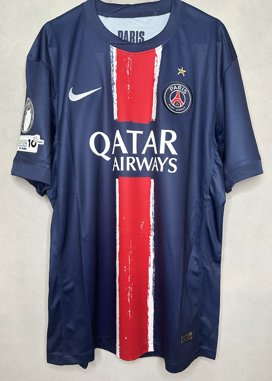 24-25 PSG Home Champions Jersey Fans Jersey/ 24-25 PSG巴黎主场冠军版,球迷