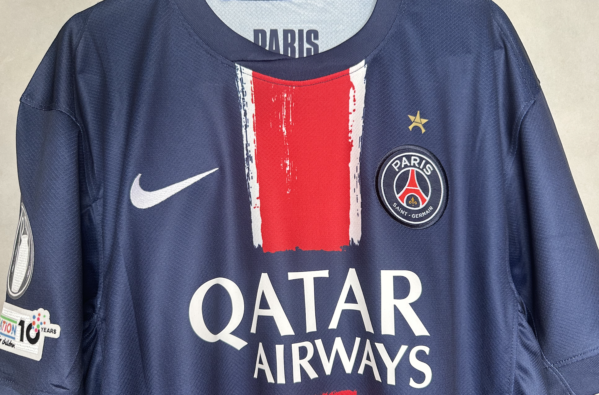 24-25 PSG Home Champions Jersey Fans Jersey/ 24-25 PSG巴黎主场冠军版,球迷