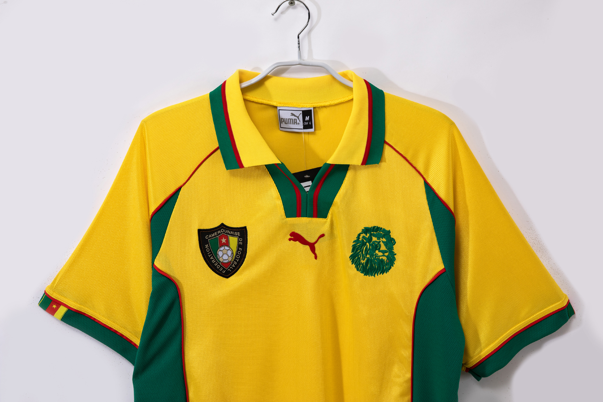 1998 Cameroon Away Retro Jersey/1998喀麦隆客场