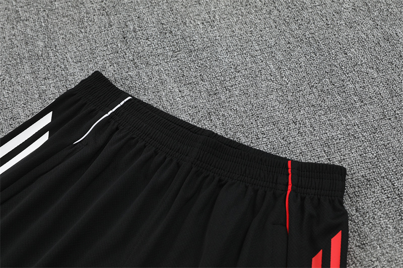 25-26 AX Black Short Sleeve Training Suit/ 25-26阿贾克斯短袖训练服