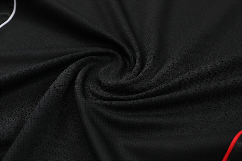 25-26 AX Black Short Sleeve Training Suit/ 25-26阿贾克斯短袖训练服
