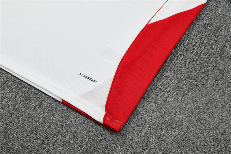 25-26 AX White Short Sleeve Training Suit/ 25-26阿贾克斯短袖训练服