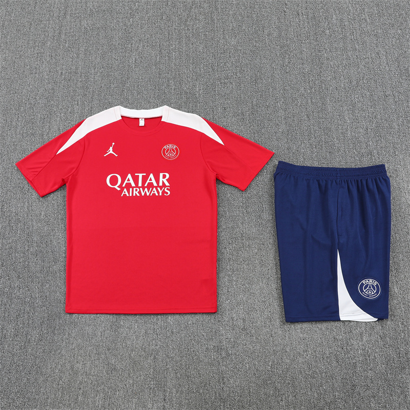 25-26 PSG Short Sleeve Training Suit/ 25-26PSG巴黎短袖训练服