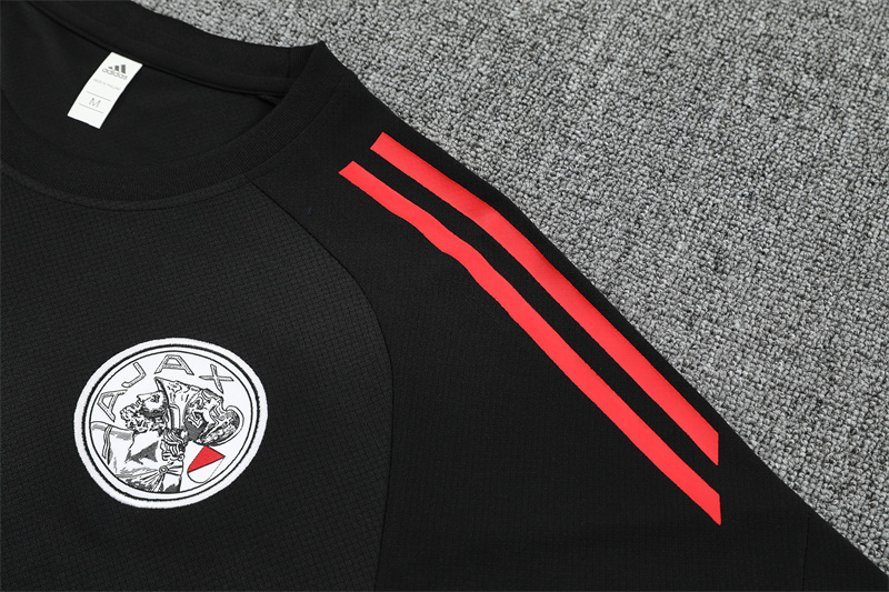 25-26 AX Black Short Sleeve Training Suit/ 25-26阿贾克斯短袖训练服