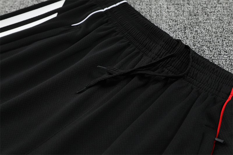25-26 AX Black Short Sleeve Training Suit/ 25-26阿贾克斯短袖训练服