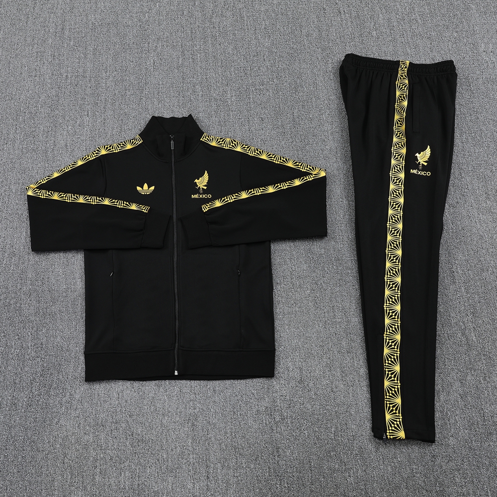 2025 Mexico Black Jacket Suit/2024墨西哥黑色夹克套装