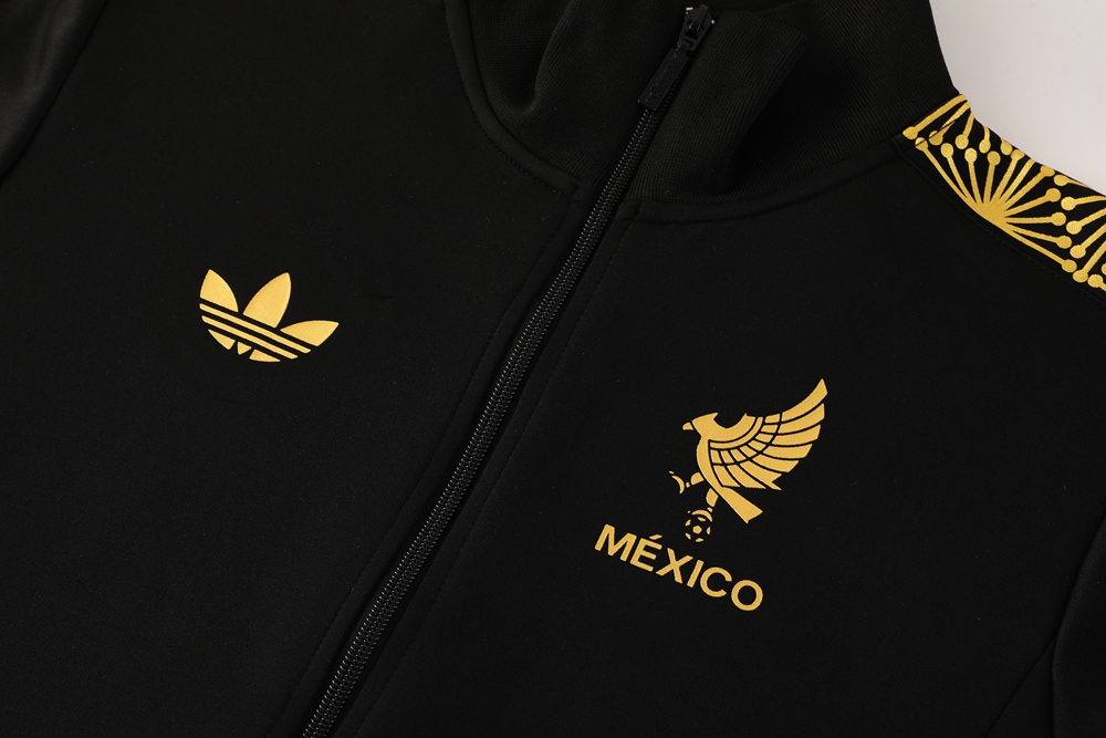 2025 Mexico Black Jacket Suit/2024墨西哥黑色夹克套装