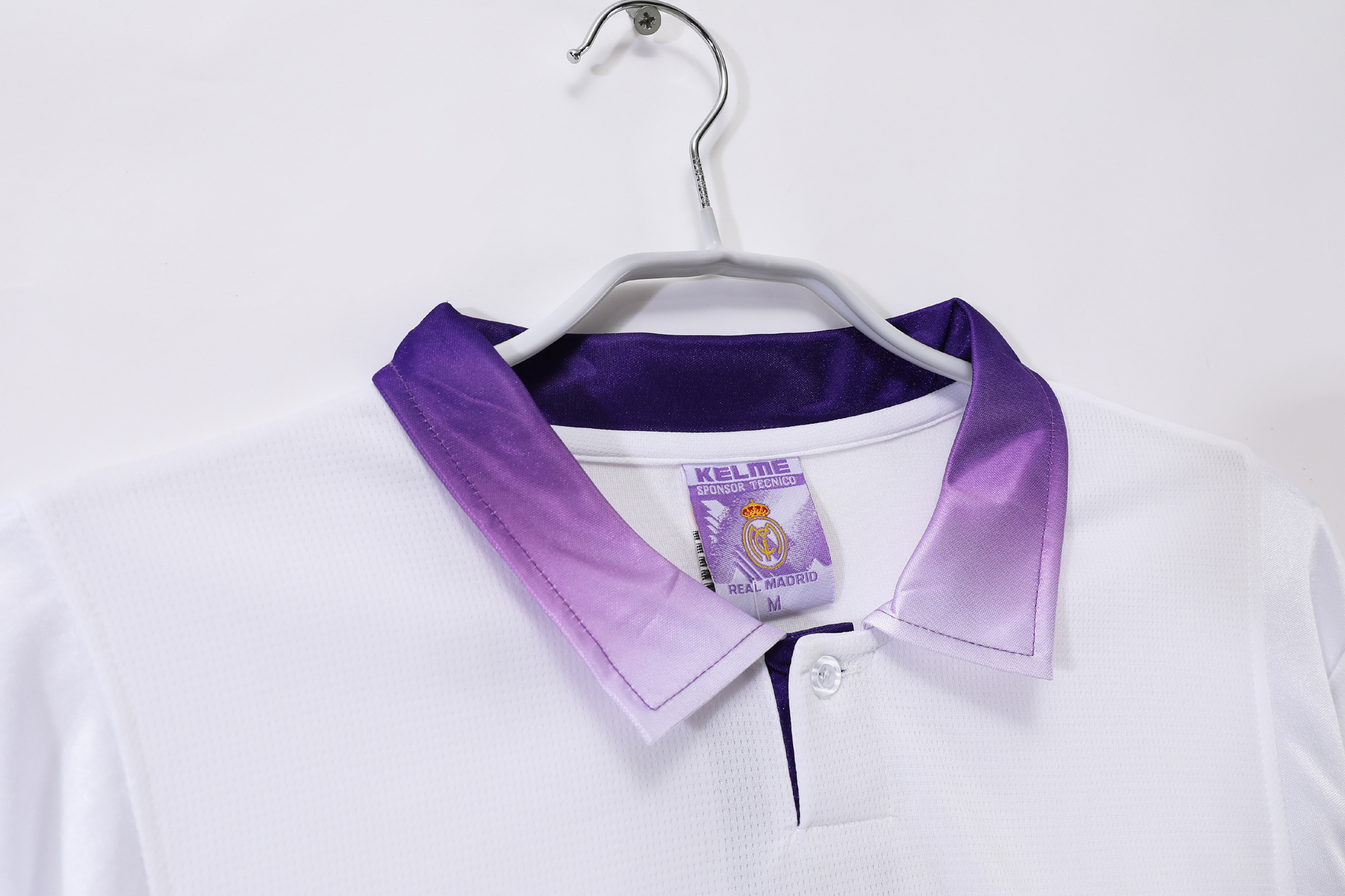 97-98 Real Madrid Home Short Sleeve Retro Jersey/97-98皇马主场