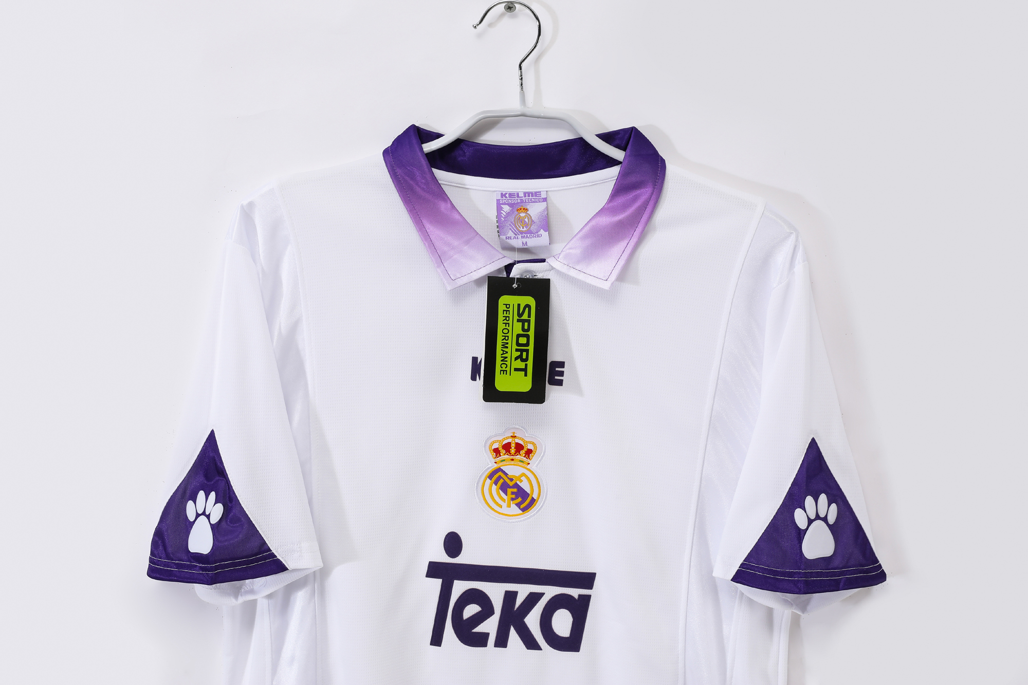97-98 Real Madrid Home Short Sleeve Retro Jersey/97-98皇马主场